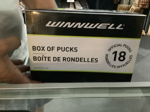 Box of winnewell pucks