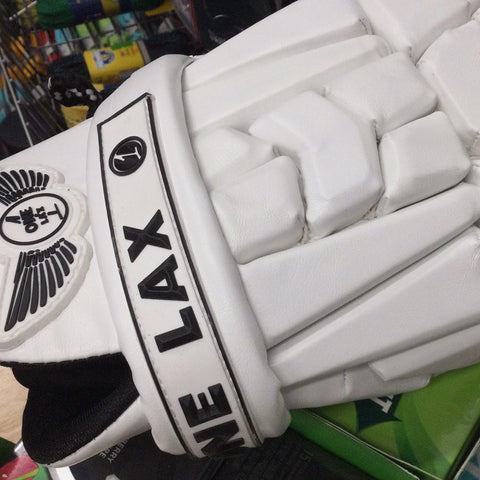 White One Lax Lacrosse Glove